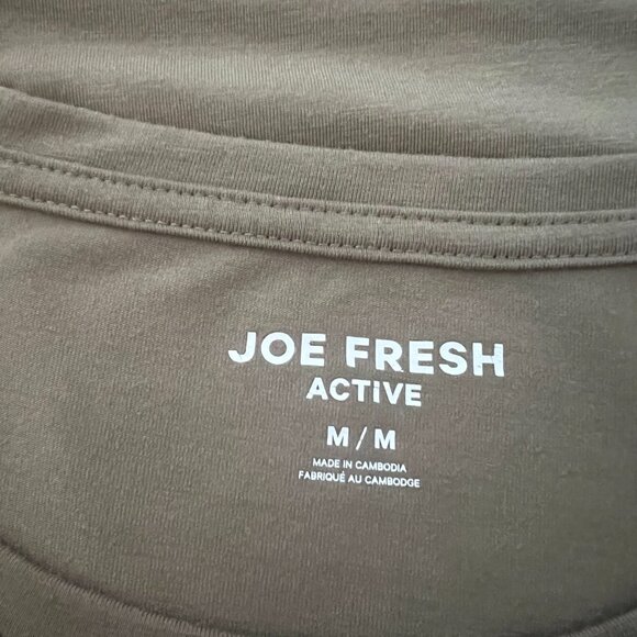 🫒Joe Fresh Olive Green Long Sleeve Tee Shirt M - Comfy Basic - Picture 3 of 9